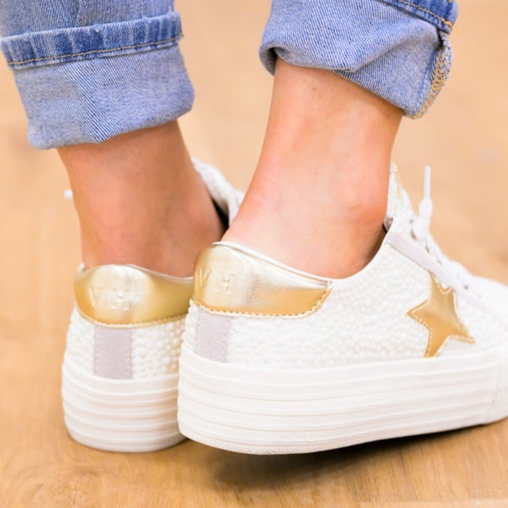 Vintage Havana Amaze Platform Sneakers - Pearl Multi - Picture 4 of 8